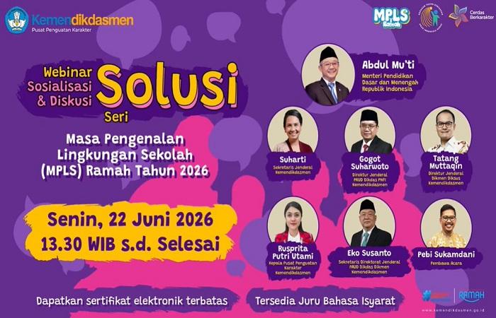 Damai Sejak Hari Pertama Sekolah tanpa Perpeloncoan, Alumni Dilarang Keras Terlibat