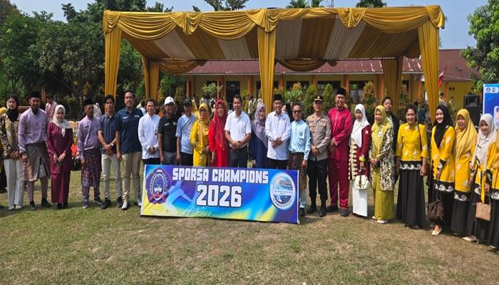 Senator Abdul Hamid Resmikan Turnamen Sporsa Champions II SMA Negeri 1 Pangkalan Kerinci